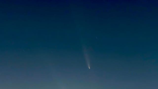 Rare comet spotted in North Texas sky