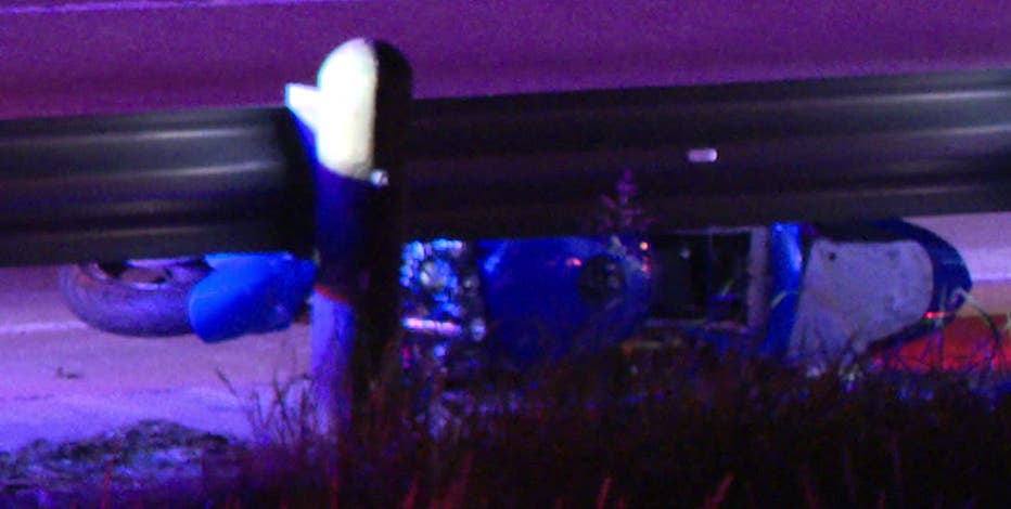 Motorcyclist killed after hitting stray dog on Dallas freeway