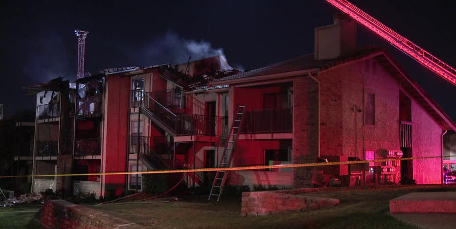 Fire destroys apartments in Las Colinas, residents saved by mother and son