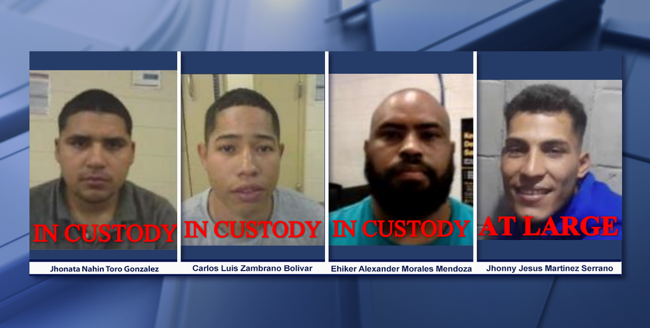 3 Venezuelan gang members accused of murdering North Texas man, kidnapping 2 kids; 1 suspect at large