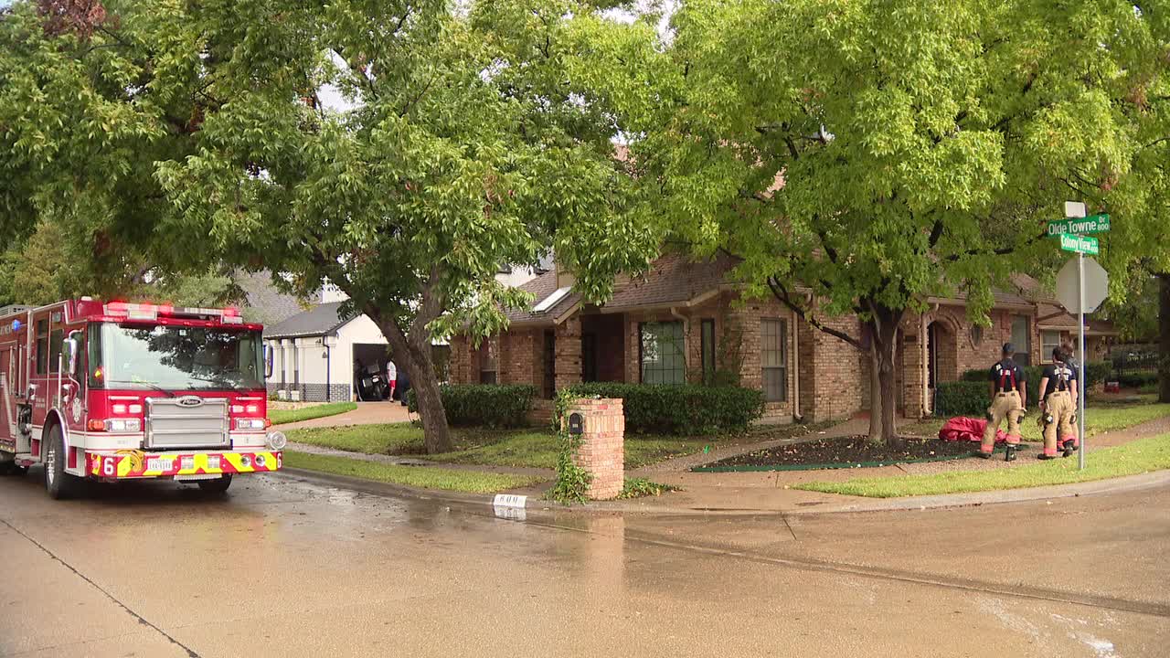 Lightning strike sets Irving home on fire | FOX 4 Dallas-Fort Worth