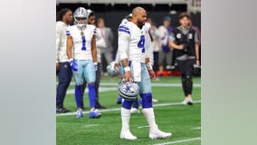 Cowboys QB Dak Prescott will have an MRI to determine severity of hamstring injury