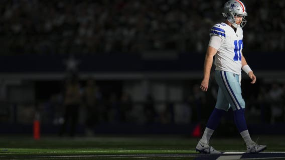 Hurts accounts for 4 TDs as Eagles roll past bumbling, Prescott-less Cowboys 34-6