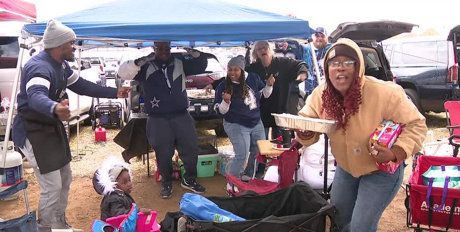 Dallas Cowboys tailgaters thankful for a Thanksgiving Day win