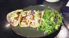 Grilled salmon taco recipe from Miriam Cocina Latina