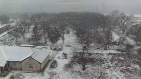 Dallas weather: How much snow has fallen in North Texas?