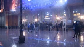 Dallas Mavericks game moved up due to weather; fans brave the elements to attend