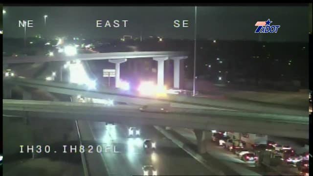 All eastbound lanes of I-30 in Fort Worth closed after multi-vehicle crash
