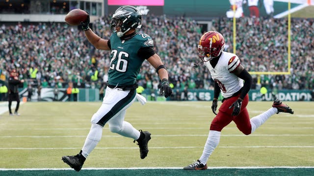 Philadelphia Eagles scored more rushing touchdowns Sunday than the Cowboys did all season