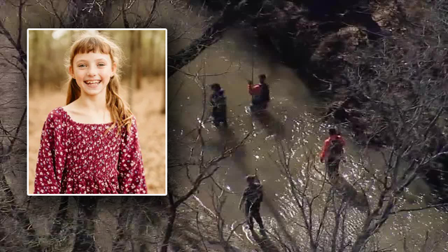 Search for missing 8-year-old girl's body in Sherman hindered by recent heavy rain