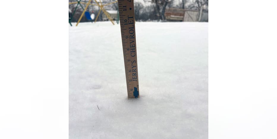 Dallas Snowfall Totals: How much snow fell on Thursday and Friday?