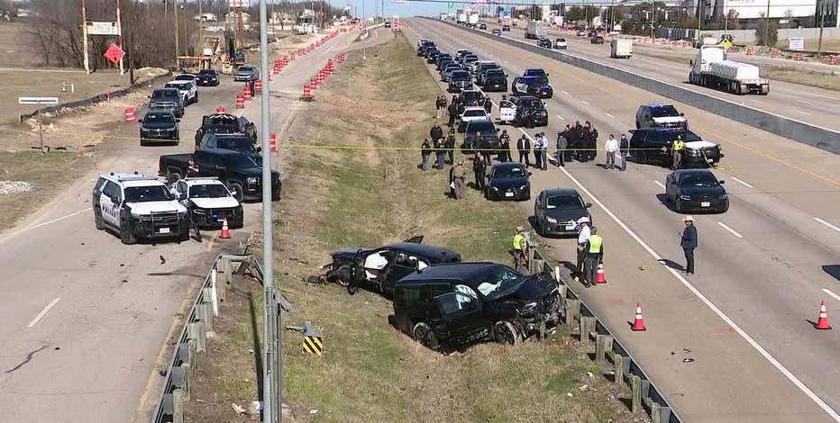 Innocent person killed after Dallas police chase ends in crash, shooting in Red Oak