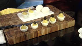 Deviled eggs with caviar recipe from Mirador | The Ten