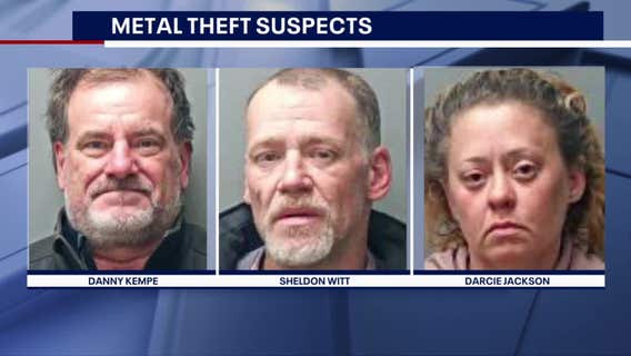 Trio of alleged copper cable thieves arrested in Fort Worth
