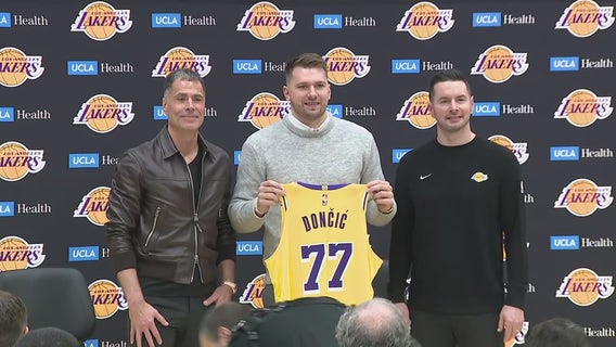Luka Doncic at Lakers press conference: Trade from Mavs 'a big shock'
