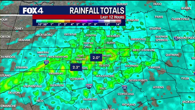 Dallas Weather: Storms move out, freezing temps move in