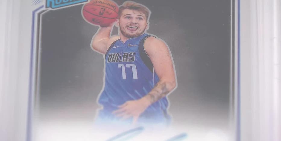 Former Dallas Mavs star Luka Doncic's rookie trading cards up for auction