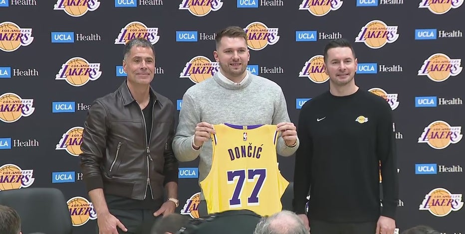 Luka Doncic at Lakers press conference: Trade from Mavs 'a big shock'