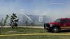 Johnson County roof collapse injures 3 firefighters