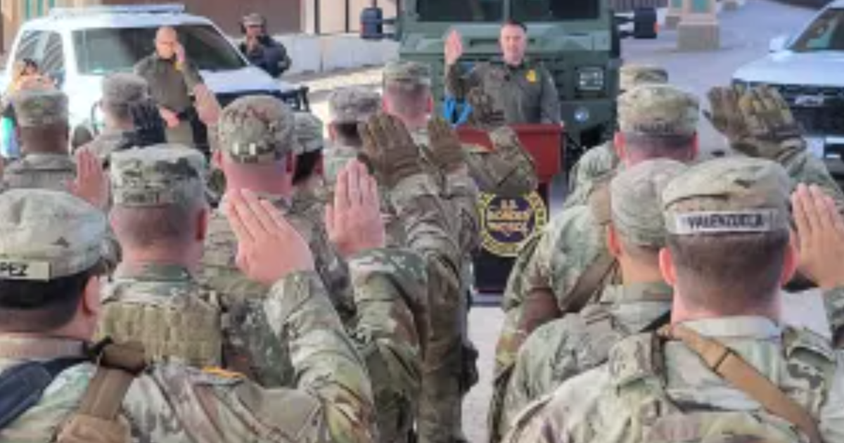 Texas National Guard sworn in to support Border Patrol efforts in El ...