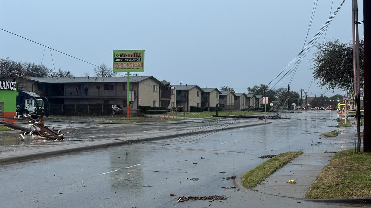 Severe Storms Devastate North Texas, 300,000 Without Power