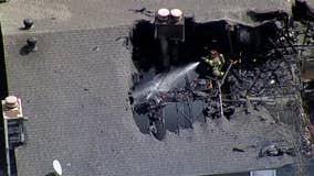 3-alarm fire damages townhomes in Arlington