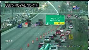Southbound Hwy. 75 reopens 11 hours after pedestrian accident