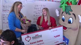 Fort Worth ISD teacher surprised with HEB award for excellence in education