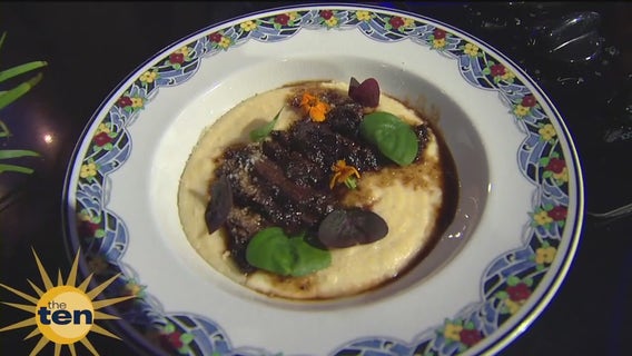 Braised beef cheeks and creamy polenta recipe | The Ten