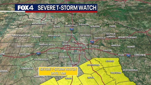 Dallas weather: Some could see strong storms Sunday night