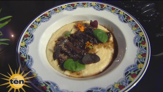 Braised beef cheeks and creamy polenta recipe | The Ten