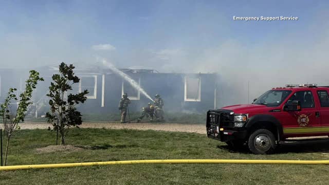 Johnson County roof collapse injures 3 firefighters