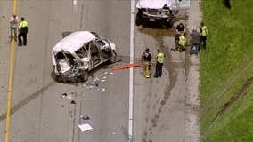 Crash on I-35 in Denton sends 9 to the hospital