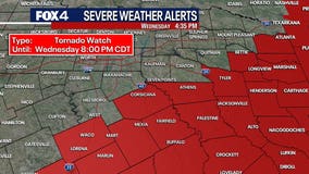 Dallas Weather: Flood Watch lingers as storms move east of North Texas