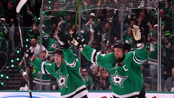 Johnston has quickest goal to start a Stars playoff game in 6-2 win over Avs for 3-2 series lead
