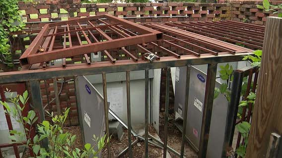 Thieves steal 11 AC units before flooding Oak Cliff church