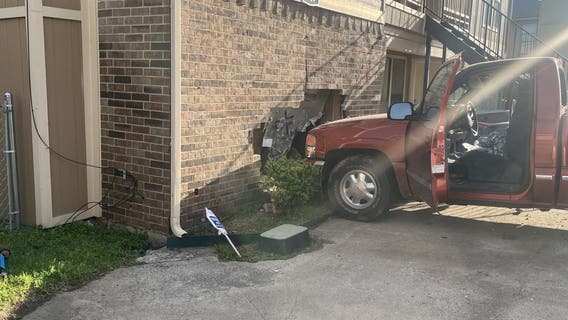 White Settlement driver backs into apartment, then plows into another; 2 injured