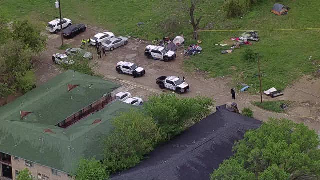 Dallas Shooting: Man killed near homeless camp