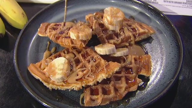 Churro waffle with cinnamon sugar coating recipe