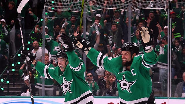 Johnston has quickest goal to start a Stars playoff game in 6-2 win over Avs for 3-2 series lead