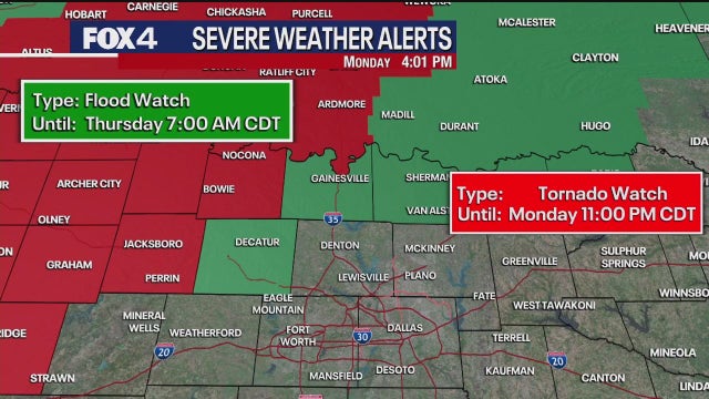 Dallas Weather: Severe storms, tornadoes possible this week