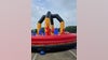 Mesquite elementary school bounce house lifted by wind, students injured