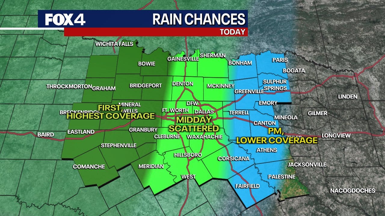 Severe Storms, Flood Risks Widespread Across Southern Plains