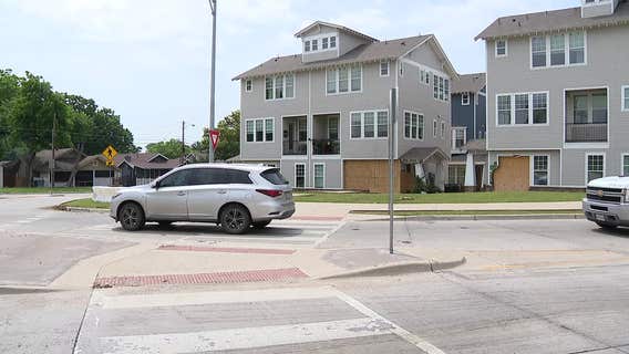 Oak Cliff neighborhood's temporary solution after two separate car crashes