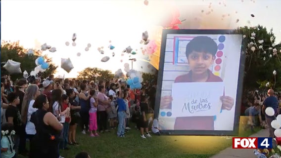 Oak Cliff elementary school holds vigil for 9-year-old killed while crossing street