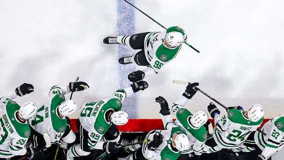 Mikko Rantanen has second straight hat trick as Stars beat Jets 3-2 in series opener