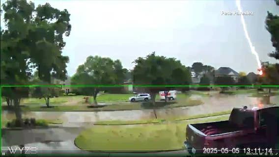 Colleyville home catches fire after lightning strike during North Texas storms