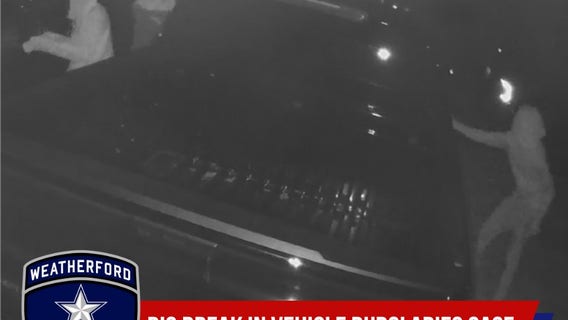 Weatherford juveniles arrested for string of recent vehicle burglaries, police say