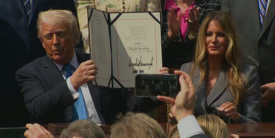 Pres. Trump signs 'Take It Down Act' bill designed to fight AI deepfakes, revenge porn