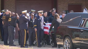 Dallas firefighter honored with procession after kayak capsized at Lavon Lake